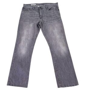 Men’s GAP 1969 Classic light Gray Straight denim Jeans stretch cotton 38 x 32